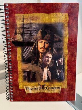 Y2K Vintage Pirates of the Caribbean Mini Notebook